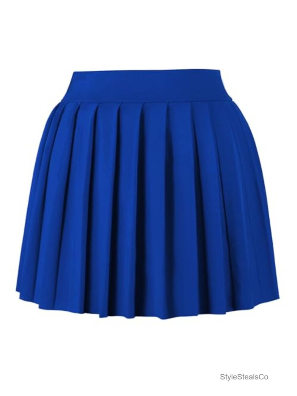 Pleated Mini Skirt High Waisted A-Line Stretchy Skater Y2K